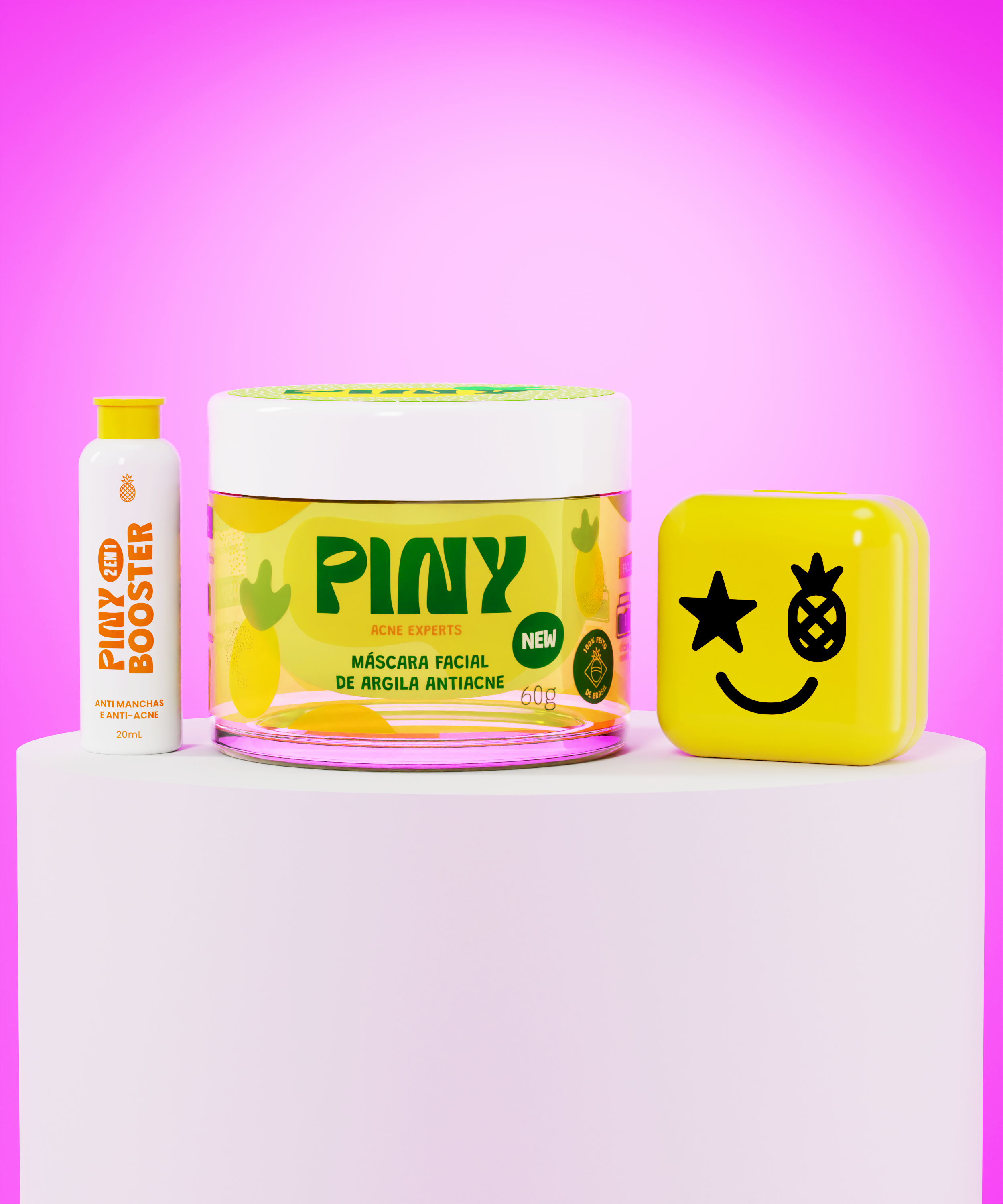Piny + Booster + POP com espelho
